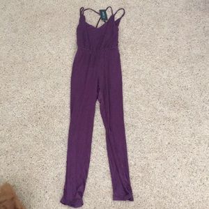 Brand new purple jumpsuit eggplant ci sono